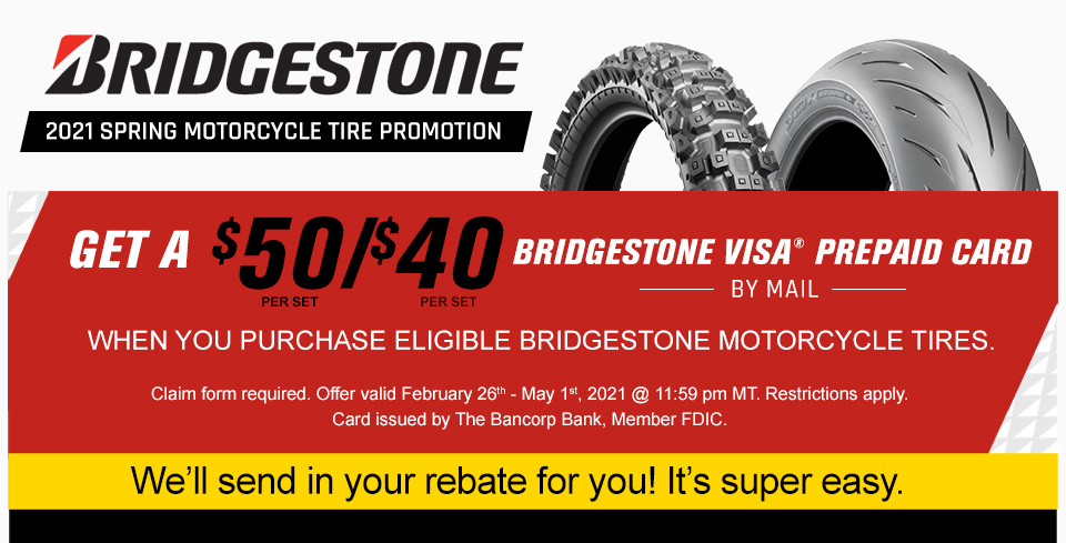 2021 Bridgestone Spring Rebate