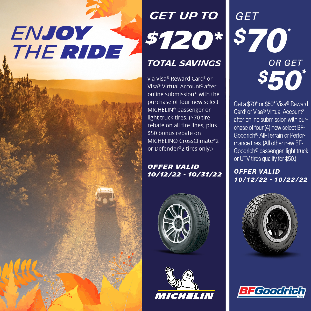 2022 MICHELIN BFGOODRICH FALL PROMOTION 2022 MICHELIN BFGOODRICH FALL PROMOTION