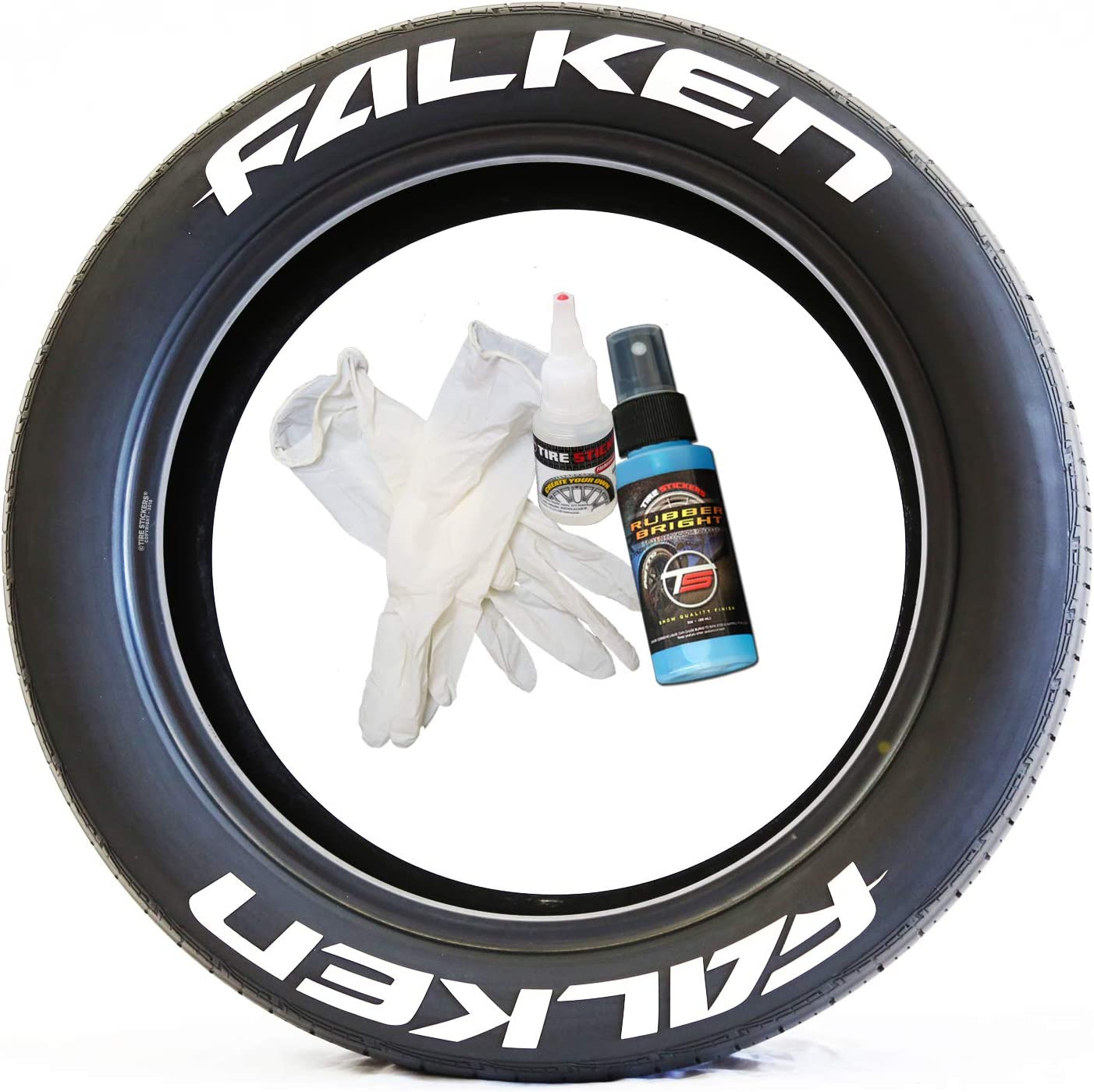 Amazon Falken Tire Stickers Permanent Tire Lettering Kit USA