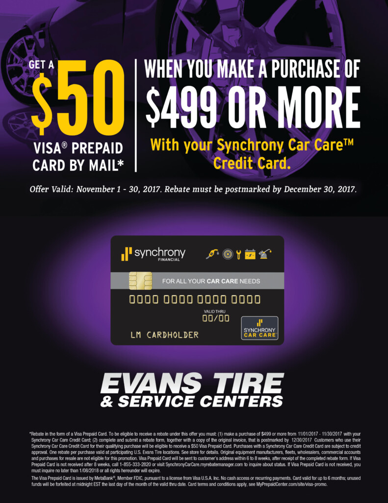 Apply For Credit Evans Tire Service Centers