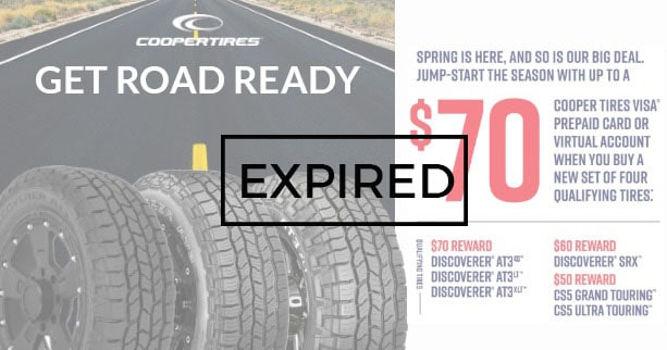 Consumer Rebates Tires easy