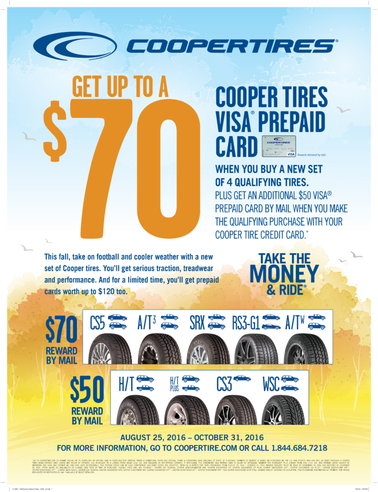 Fall reward rebate poster 19x25 4c pdfx Dayton Used Tires New Tires