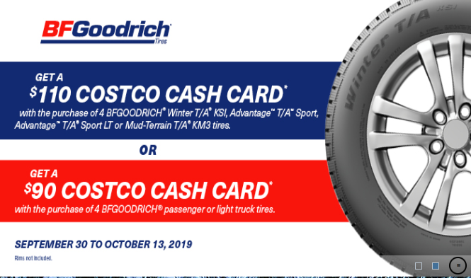 PREVIEW 110 Rebate On BF Goodrich Michelin Tires 100 Off Rims PREVIEW 110 Rebate On BF Goodrich Michelin Tires 100 Off Rims