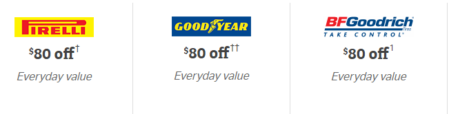 Sam s Club Tires Deal Get Up To 80 Off BFGoodrich Goodyear And