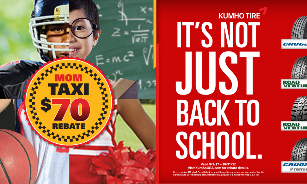 Kumho Tire Unveils New Fall Rebate Promotion