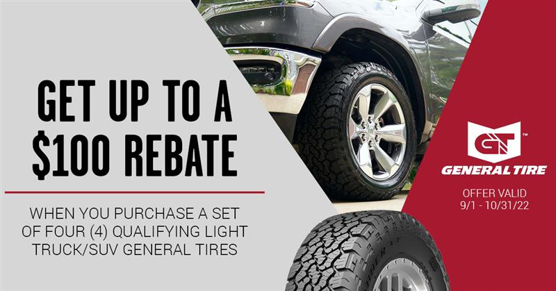 General Tire Rebate S S Tire General Tire Rebate S S Tire