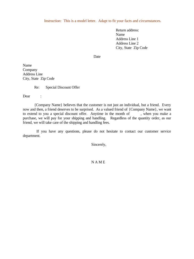 Letter Discount Form Fill Out And Sign Printable PDF Template SignNow Letter Discount Form Fill Out And Sign Printable PDF Template SignNow