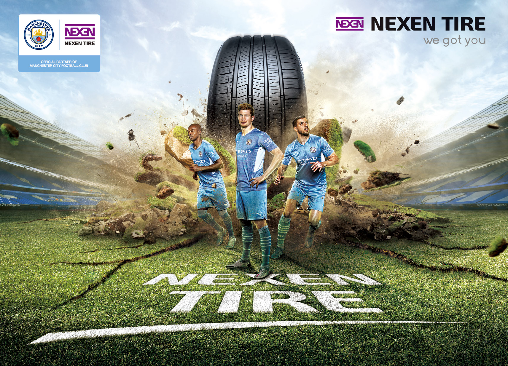 Nexen Tire NEXEN TIRE And Official Partner Manchester City Football Nexen Tire NEXEN TIRE And Official Partner Manchester City Football