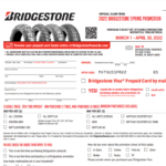 Bridgestone Tire Rebate Form 2022 Printable Rebate Form