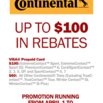 Continental Spring 2023 Rebate Downtown Auto Specialist