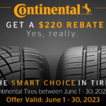 Continental Tire June 2023 Rebate Tires easy