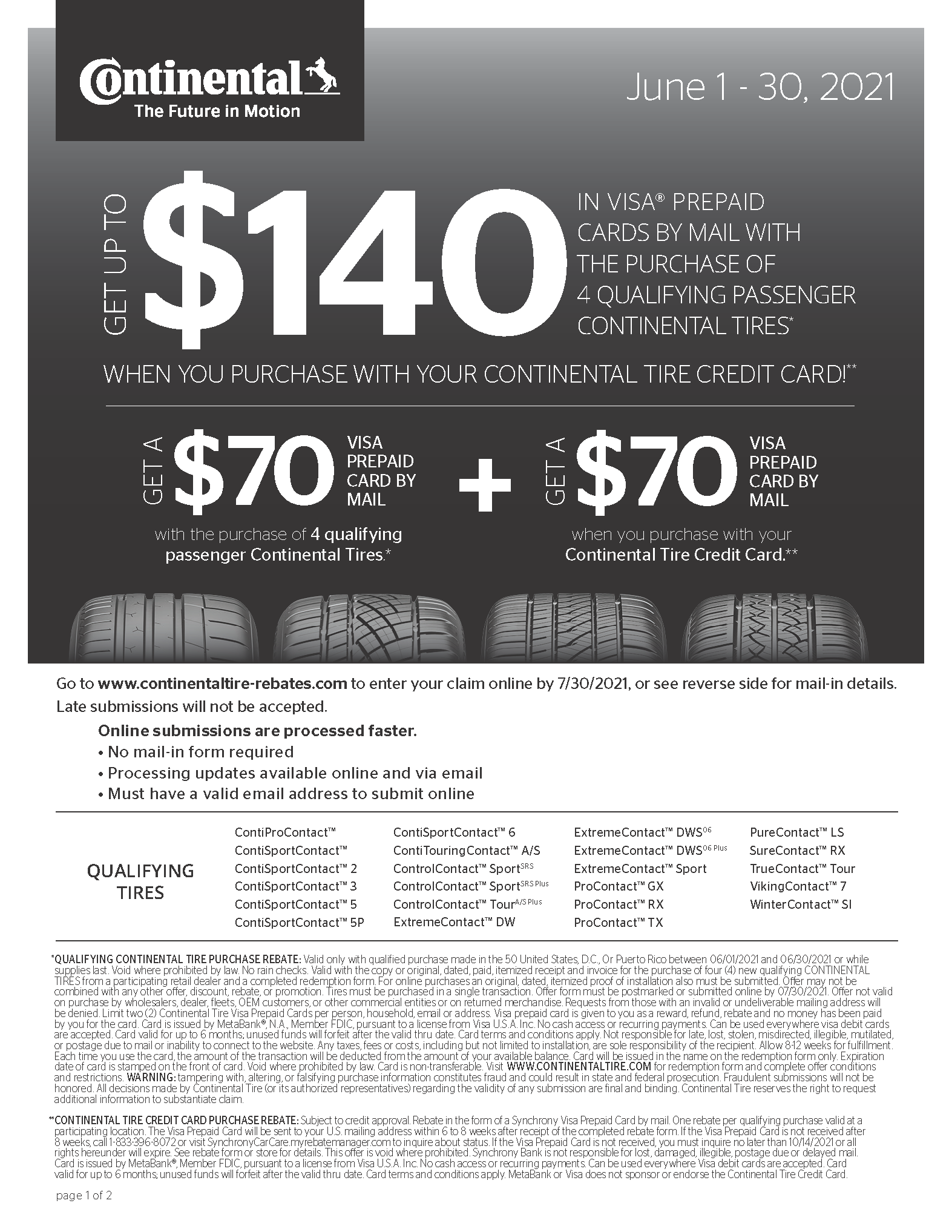 Continental Tire Rebate June 2021 Car X Continental Tire Rebate June 2021 Car X