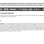 Cooper Tire Rebate Form Summer 2022 2022 Tirerebate