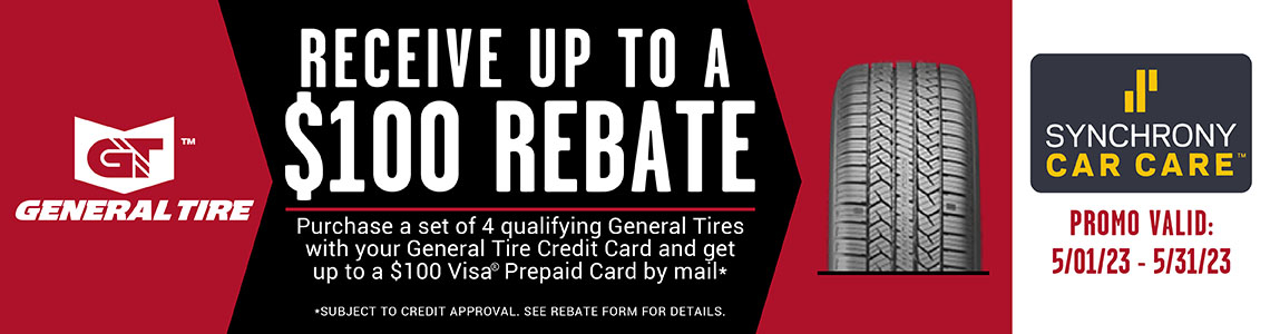 General Tire Rebate May 2023 Giga tires