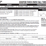 Printable Form For Julyrebate On Cooper Tires Printable Forms Free Online