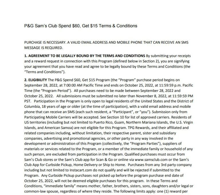 Sam S Club Printable Rebate Form Sam s Club Printable Rebate Form
